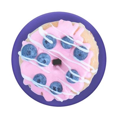 $12 • Buy PopSockets Blue Berry Donut Swappable Top For Pop Socket Base Grip/Stand PopGrip