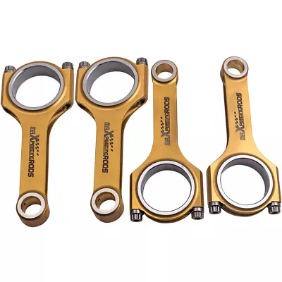 Titanized Connecting Rods H-Beam For Mazda MX5 MX-5 Miata B6 BP 1.6 1.8 133mm • $430.94