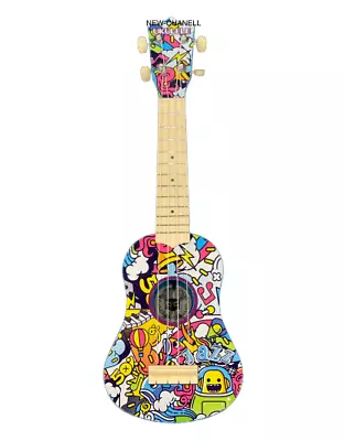 £15.99 • Buy 21'' Graffiti Guitar Children Kids Acoustic Musical Instrument Gift Child Toy