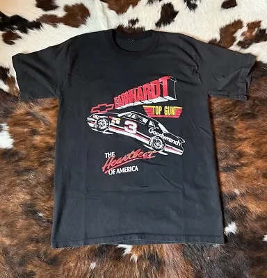 VTG 90s Single Stitch Dale Earnhardt “Top Gun” Tee Men’s L • $28