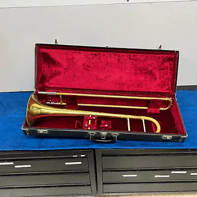 Vintage The Martin Imperial Tenor Bb Trombone With Original Case • $249