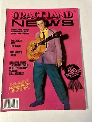 1987 Elvis Presley 10th Anniversary Graceland News Magazines - Collector Edition • $9.95