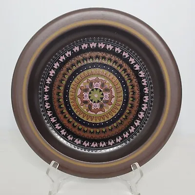 Mikasa Majorca Marrakech Brown Pink Stoneware Dinner Plate 11  E-3002 78'-79' • $64.99