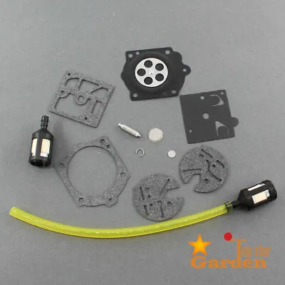 Carburetor Repair Kit For McCulloch Pro Mac 610 650 655 Chainsaw Carb Fuel Line • $8.85