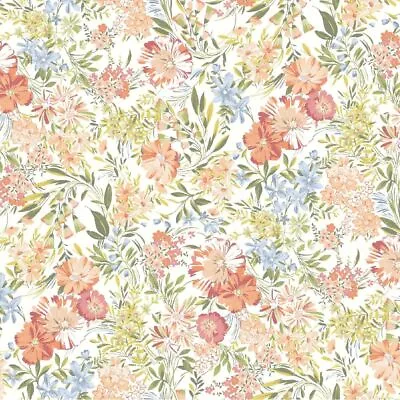 Wild Floral Printed Poly Moroccan Fabric By The Yard - Style P-3070-754 • $6.56
