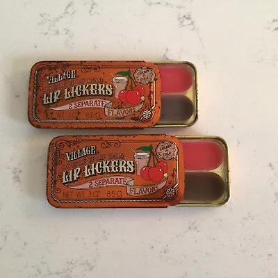 2 Vintage 1979 Village Moisturizing Lip Lickers Lip Balm Cherry & Cola Unused • $24.99