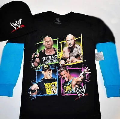 £24.33 • Buy WWE Wrestling Child T-Shirt 4 5 XS 6 7 S 8 M 10 12 L 14 16 XL 18-20 W Beanie Hat