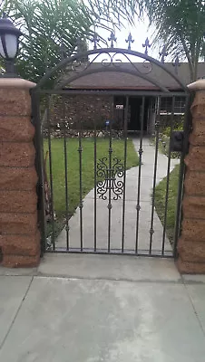 Wrought Iron Entry Gate • $1259