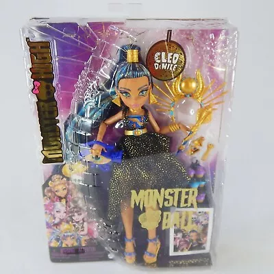 New 2023 Release Mattel Monster High Ball Cleo De Nile Fashion Doll Complete Acc • $28.95