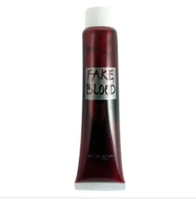 Red Vampire Dracula Halloween Fancy Dress Gel Fake Blood Zombie Scary Party Tube • £1.99