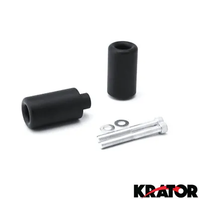 No Cut Black Motorcycle Sportbike Frame Sliders For Suzuki GSXR 1000 (2007-2008) • $20.99