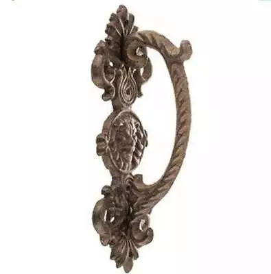 One 1 Cast Iron Lion Head Antique Style Barn Door Gate Pulls Cabinet Handle HUGE • $16.08