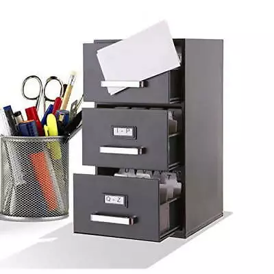 3Drawer MINI Filing Cabinet Storage Office Home Organization Tool • $35.57