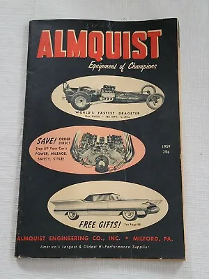 Original 1959 Almquist  HOT ROD & Custom Catalog  Drag Racing NHRA • $100