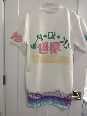 RARE  LARGE Porter Robinson Worlds X Galaxxxy Shirt - White • $550