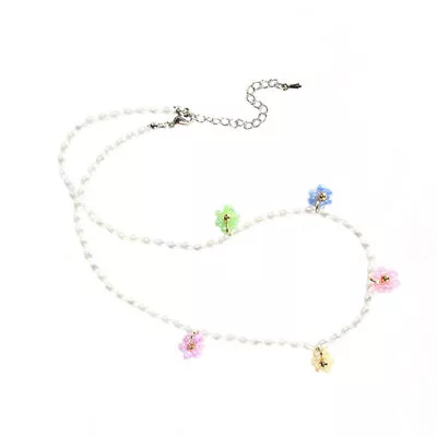  Necklace M Plastic Child Pearls Fine Jewelry Necklaces For Teen Girls • £8.28