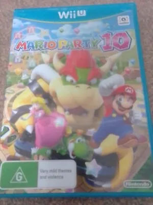 Mario Party 10 Nintendo Wii U Game - Tested And Working  • $29