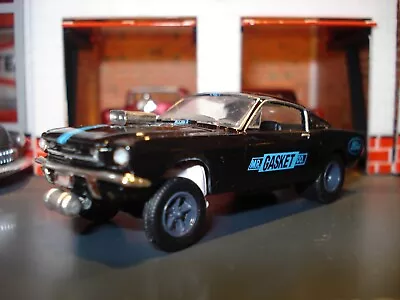 1966 Ford Mustang Limited Edition 1/64 Black M2  Mr Gasket   Gasser Race Car!!! • $22.10