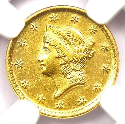 1853-D Liberty Gold Dollar G$1 - Certified NGC AU Detail - Rare Dahlonega Coin • $2626.75