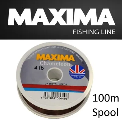 Maxima Chameleon Fishing Line 100M Spools - Hi-Tensile Monofilament Coarse Match • $6.93