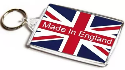 Made In England Jumbo Keyring. Union Jack Flag • £3.49