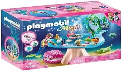 Playmobil 70096 Magic Mermaids Beauty Salon With Pearl Case (Damaged Box) • £24.29