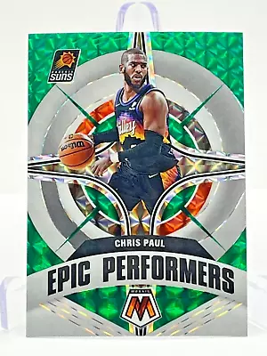 2021-22 Panini Mosaic Prizm Green Basketball Epic Performers Chris Paul  Suns • $1.80