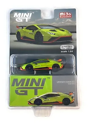 Mini GT 1:64 Lamborghini Huracán STO Verde Citrea Diecast Model Car MGT00547 • $17.99