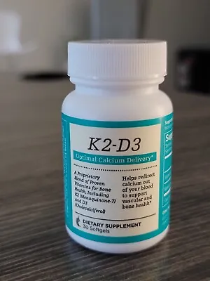 Melaleuca K2-D3 Optimal Calcium Blood To Support Vascular And Bone Health 30 Sof • $42