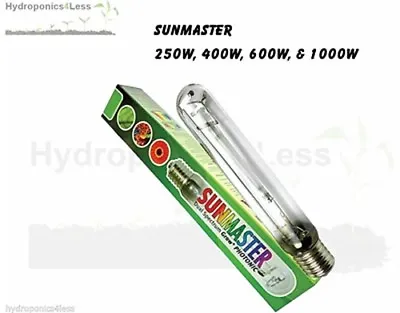 Sunmaster 250 400 600 1000 Watt Hps Dual Spectrum Light Bulb Lamp Hydroponics • £19.99