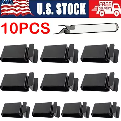 10 Pack Metal Spring Belt Holster Sheath Clip Belt Clasp For Gun Holster USA • $15.57