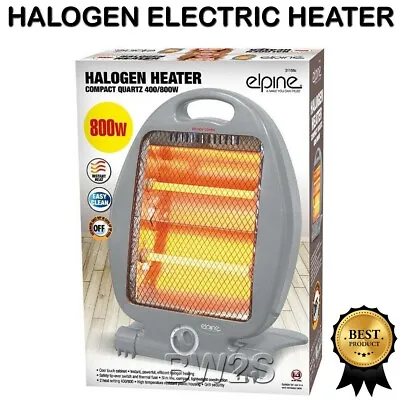 £15.99 • Buy Halogen Electric Heater 400w 800w Portable Instant Heat Free Standing Quartz