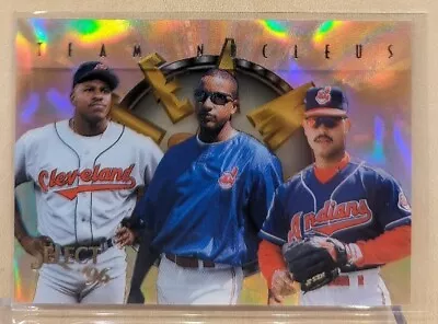 1996 Select Team Nucleus INDIANS Albert Belle Carlos Baerga Manny Ramirez #1 • $7.95