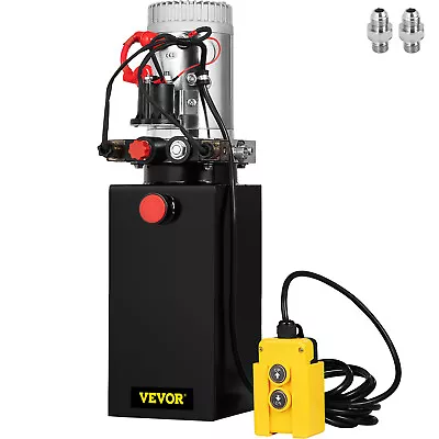 VEVOR 10L Double Acting Hydraulic Pump Power Pack 12V Unit For Multiple App • $328.69