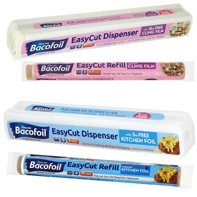 £8.99 • Buy Bacofoil Kitchen Foil Cling Film Dispensers Refills