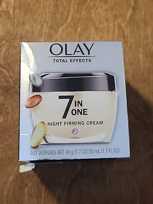 Olay Total Effects 7 In One Night Firming Cream 1.7 Oz (50mL) • $18