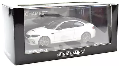 Minichamps 2020 White BMW M2 CS W/ Gold Wheels 1:43 Scale Diecast Car 410021020 • $34.99