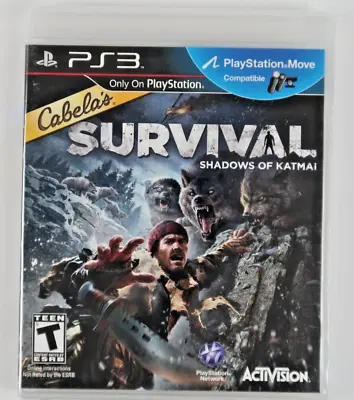 Cabela's Survival: Shadows Of Katmai (Sony PlayStation 3 2011) New Sealed • $13.99