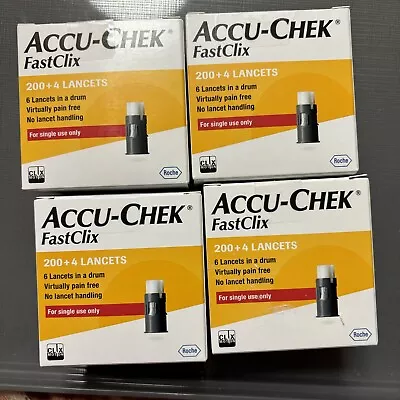 Accu-Chek FastClix Lancet - 4 Packs Of 204 • £15