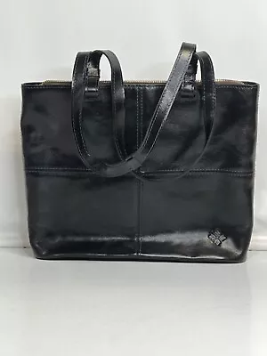 Patricia Nash Distressed Vintage Leather Braden Tote Midnight NEW Dust Bag • $99.99