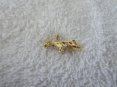 Quality+vintage New~ Yellow Gold Plated  [ Panther/lion Design ] Pendent~~l@@k!! • $5.99