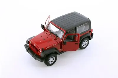 2007 JEEP WRANGLER RUBICON HARDTOP 1/24 Scale DIECAST CAR WELLY 22489HWR • $24.53