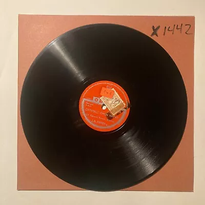 TURKISH. Violin Kanun Folk Tune  ~ 78 RPM RECORD ~ HEAR ~ X1442 • $35