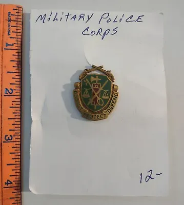 Vintage Military Badge Pin US Military Police Corps • $12