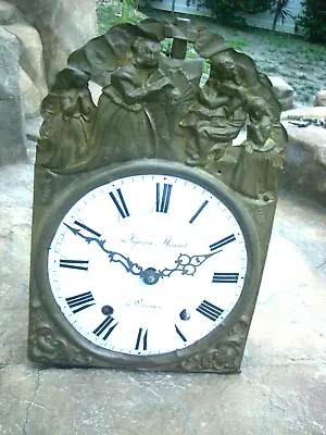 *Antique French Comtoise/Morbier Wall Clock • $400