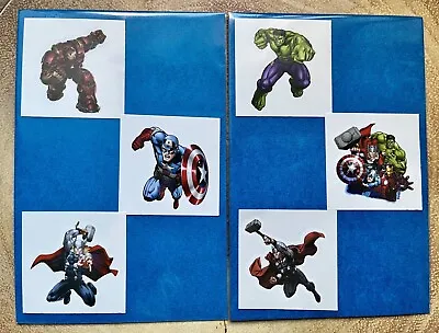 6. Kids☄️MARVEL Avengers Superhero Temporary Tattoos⚡️Party Bag Filler💫Piñata • £2.99