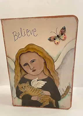 Hand Crafted Cardboard Keepsake Box With Sandy Mastrioni  Artwork Decoupage • $24