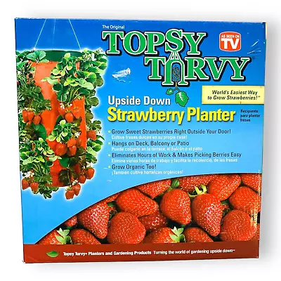 Topsy Turvy ~ Upside Down Strawberry Planter~Grows Up To 15 Quarts - NEW • $10