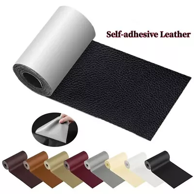 Leather-Repair-Patch Self-Adhesive Leather Refinisher-Cuttable Sofa Repair-Patch • $9.49