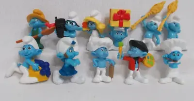 The Smurfs 2011 McDonalds Happy Meal Toys Lot Of 11 • $10